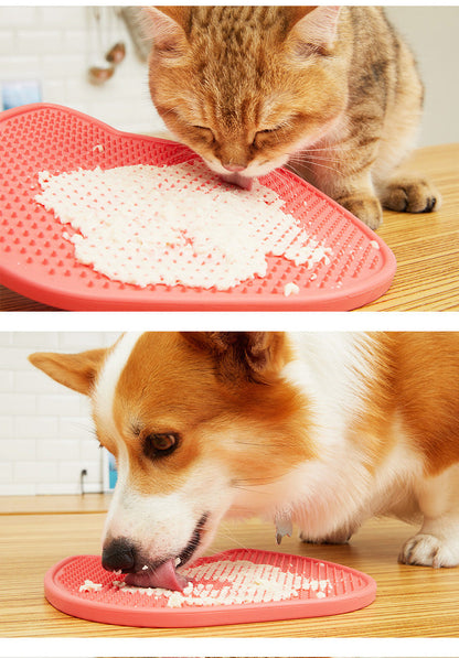 Dog Double-Sided Licking Pad Slow Food Bowl Dog Lick Mat
