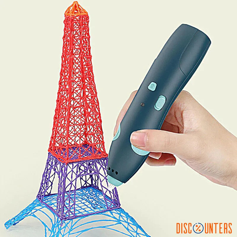 3D Pen for 3D Printing, Drawing Pen, USB 3D pen plus with safe filament, Creative Learning for Children Kids as Toys, DIY Arts & Crafts Boy Girls