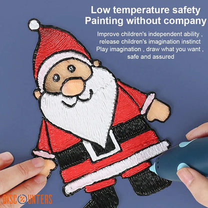 3D Pen for 3D Printing, Drawing Pen, USB 3D pen plus with safe filament, Creative Learning for Children Kids as Toys, DIY Arts & Crafts Boy Girls