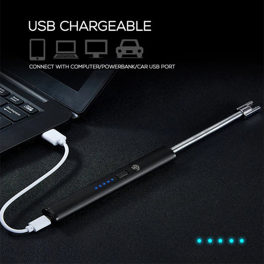 Metal House Electric Arc Lighter USB chargeable